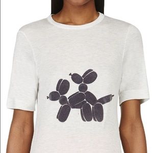 Ostwald Helgason Puppy Love Ballon Dog Gray Tee